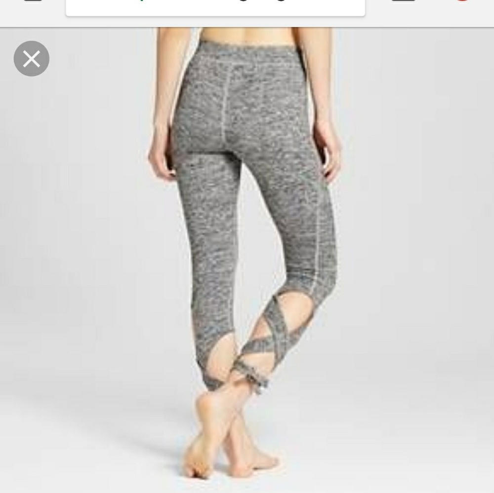 Ballerina tie-up leggings like new